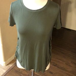 Hollister Must Have Crewneck Ruched T-Shirt - XS